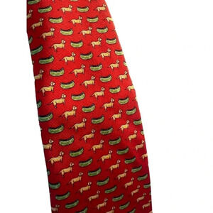 Peter Blair tie weenie dog 100% imported silk  OS